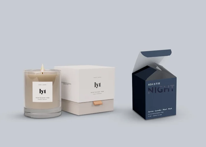 Premium candle packaging by Tim Packaging